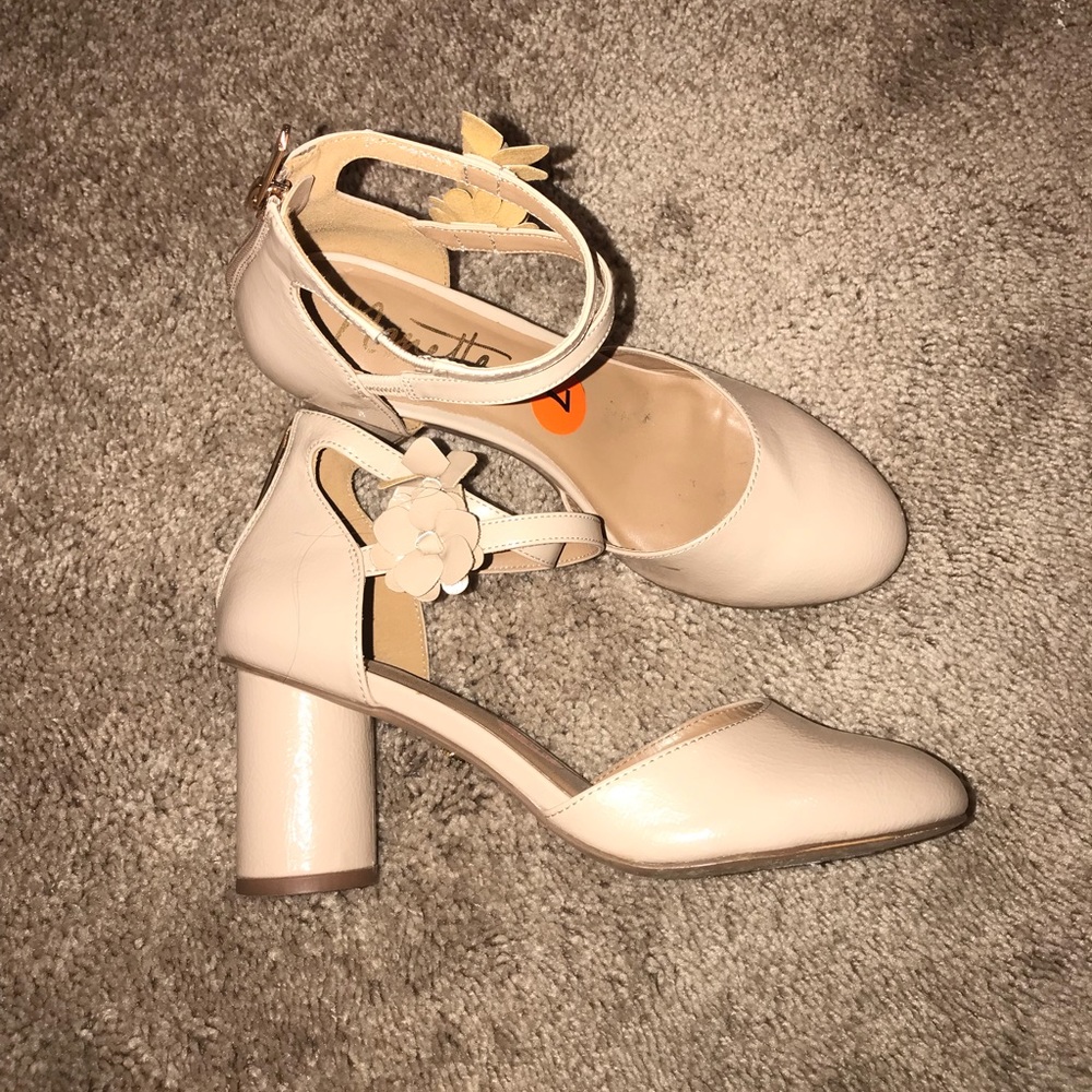 Nude Strappy Heels